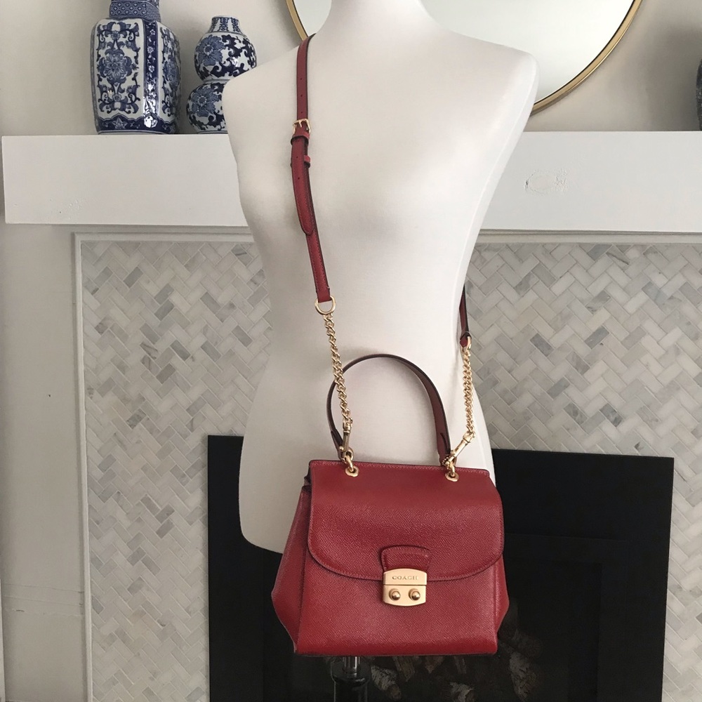 Patent Red Coach Crossbody♥️♥️♥️
